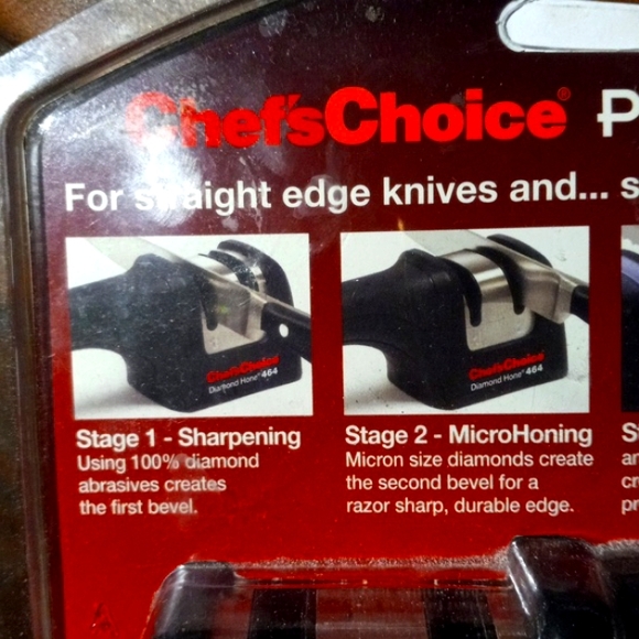 KNIFE SHARPENER (GIFT?) UNOPENED SEALED-CHEFS CHOICE PRONTO about $80 VALUE - Picture 4 of 7